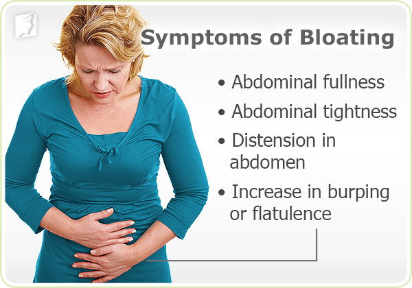 What are some common causes of stomach bloating?