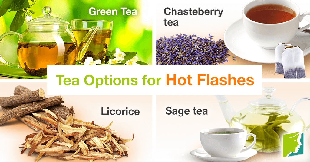What natural herbs work well for treating hot flashes?